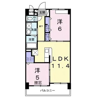 沖縄県沖縄市桃原4【マンション】の間取り