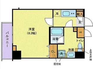 LEXE文京白山【4階】の間取り