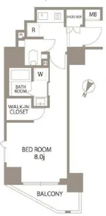 エスティメゾン赤羽II【10階】の間取り