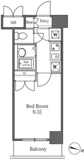 LaSante広尾【2階】の間取り