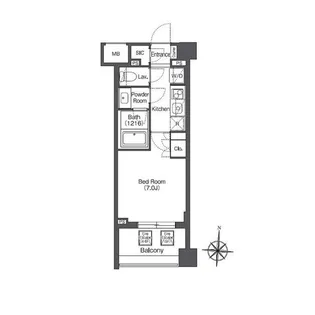 東京都墨田区東駒形4【マンション】の間取り