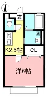 エクリュー吉祥寺【2階】の間取り
