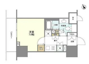 BLESS蔵前【2階】の間取り