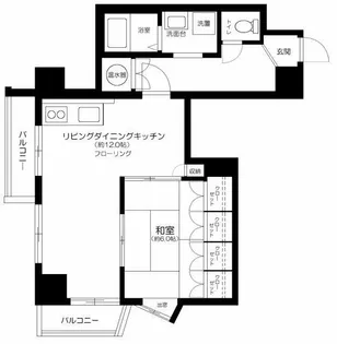 東京都墨田区緑1【マンション】の間取り