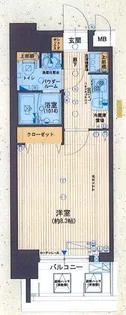 JPレジデンス大阪城南【4階】の間取り