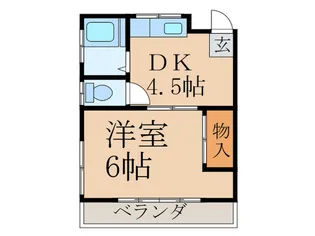 たつた荘【2階】の間取り