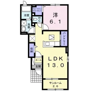 ラフレシール【1階】の間取り