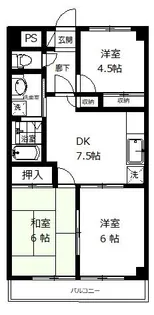 パークヒルズ東所沢【1階】の間取り