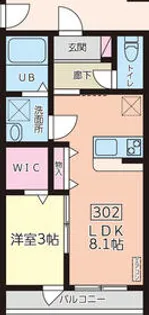 Sol levante(ソル レヴァンテ)【2階】の間取り