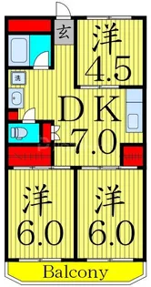 メゾン綾瀬【2階】の間取り