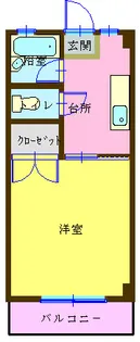 サングリッター【1階】の間取り