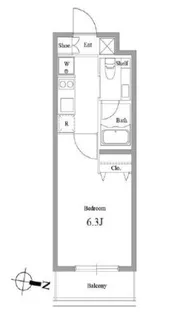ファインライツ氷川台【4階】の間取り