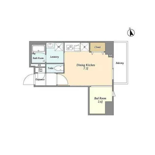 東京都台東区東上野3【マンション】の間取り