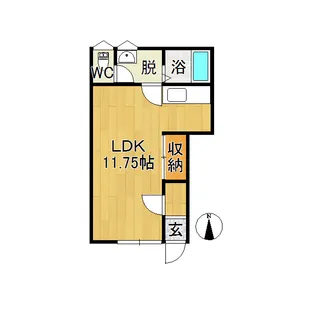 サンアベニュー【1階】の間取り