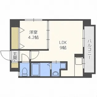 PRIME URBAN北11条【3階】の間取り