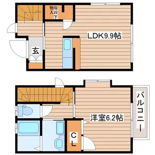 シャーメゾンKの間取り
