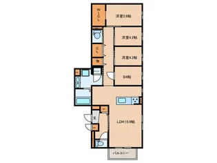 Sun Pulus1【3階】の間取り