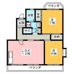 リリーグランデ【3階】の間取り