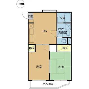 αNEXT一之江第3【2階】の間取り