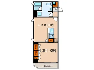 カーサスプレンディッド小石川【2階】の間取り