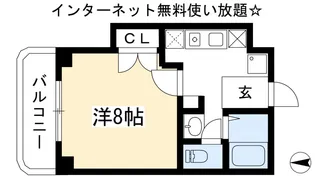 エルエーブハイツ【4階】の間取り