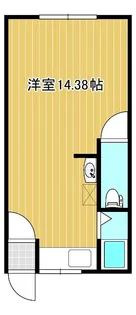 リバーハイツ【2階】の間取り