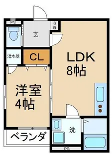 クヴェルガーデン香里II【3階】の間取り