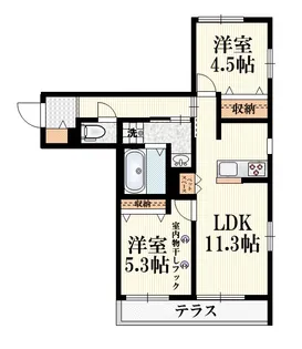 CASA CRECIA【1階】の間取り