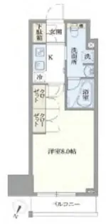 アジールコート汐浜キャナル【10階】の間取り