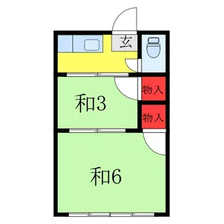 日東住宅2号館【3階】の間取り