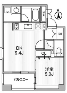 クリオ三田ラ・モード【7階】の間取り