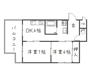 平和ビル【3階】の間取り