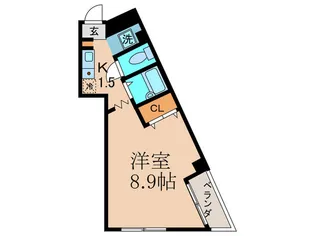 プラチナポイント桜新町【3階】の間取り