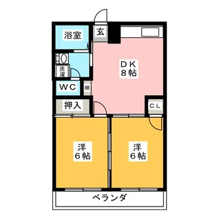 ファミール上松【3階】の間取り