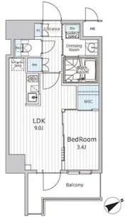 ビエラコート日本橋久松町【5階】の間取り