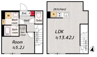 OPーTION SAKASHITA【4階】の間取り