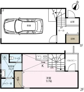 inCELL ADMIT 袖ヶ浦の間取り