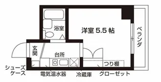 カレッジハイツ津田沼【4階】の間取り