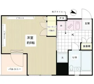 レオーネ三越前【3階】の間取り
