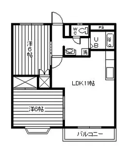 エルフォート ルミナスIII【2階】の間取り