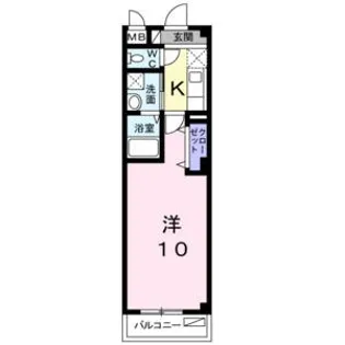 クラール【1階】の間取り
