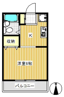 ウエストコート南大泉【2階】の間取り