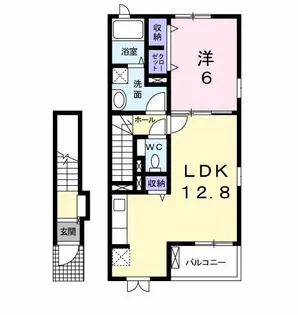 エレガント春日【2階】の間取り