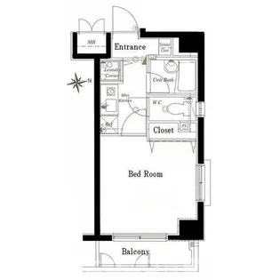 ロイヤルガーデン妻恋坂【10階】の間取り