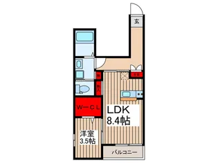 BELLA CORTE南浦和【2階】の間取り