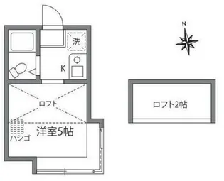 メゾン喜多見【1階】の間取り
