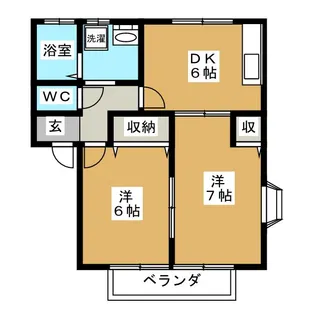 コーポ小池 II【2階】の間取り