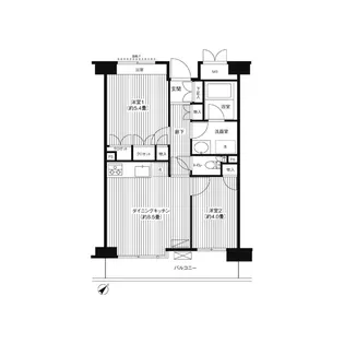 ステラメゾン武蔵小山【5階】の間取り