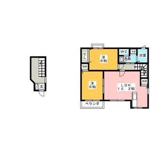 メゾンSH・S【2階】の間取り