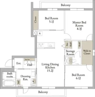 Grand M.Z.N【2階】の間取り